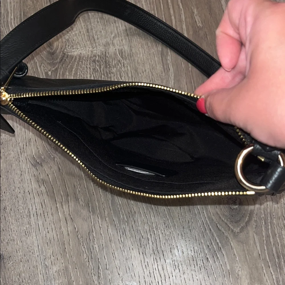 Coach Black Pebbled Leather Crossbody Bag - Picture 7 of 7